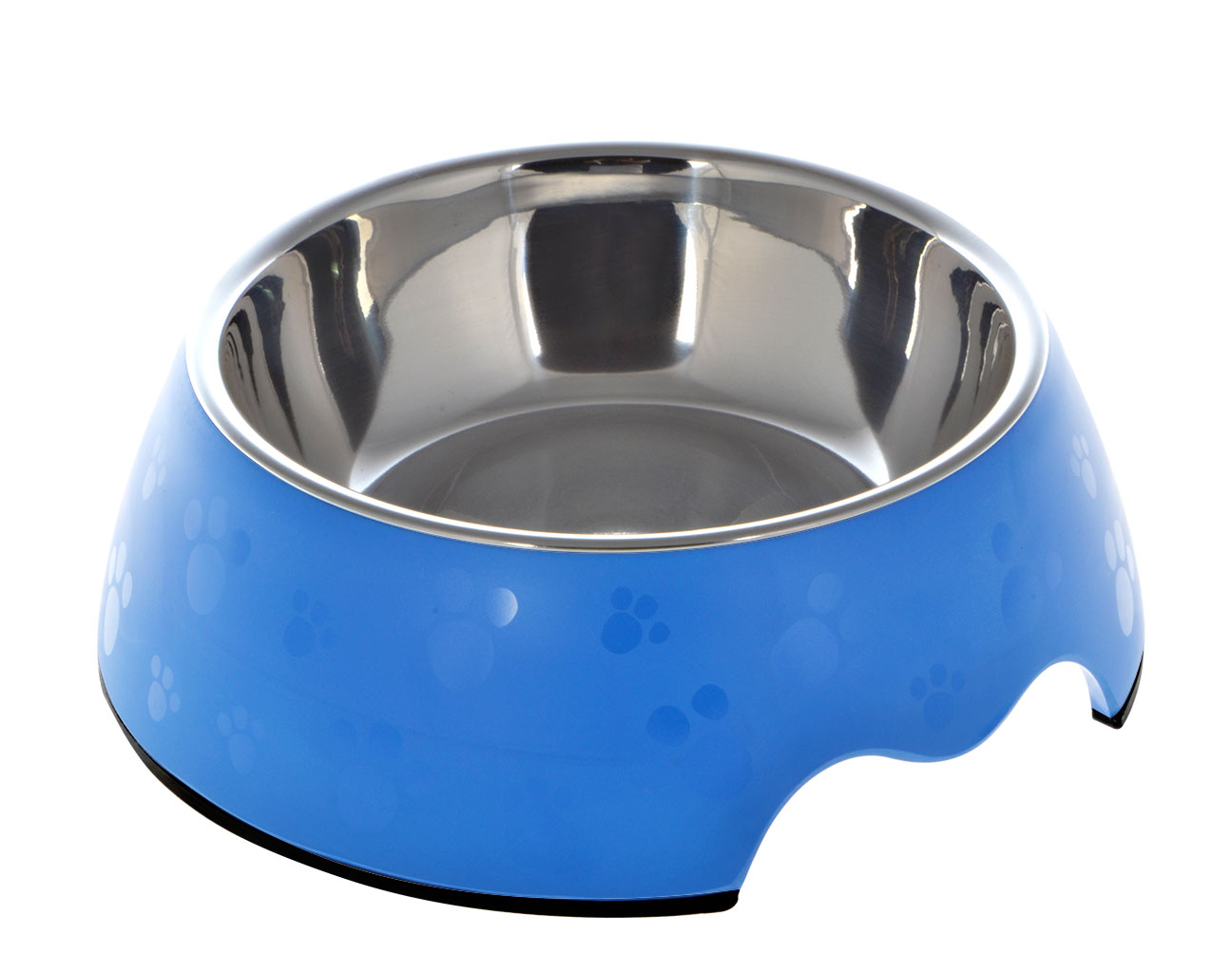 Nutrapet Melamine Round Paw Bowl Sets Blue L:22 * 7.5Cms 700/ml23.6oz