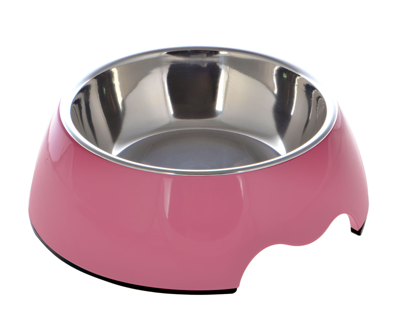 Nutrapet Melamine Round Bowl Pink XL:27 *9Cms 1400/ml 47.2oz