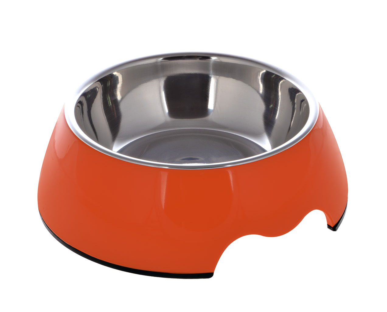 Nutrapet Melamine Round Bowl Orange XL:27 *9Cms 1400/ml 47.2oz