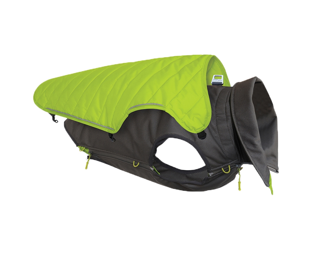 Pet Stages Telluride 2-In-1 Coat Green Sm
