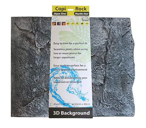 Aqua One CopiRock PU Background Joinable Basalt 60x48cm