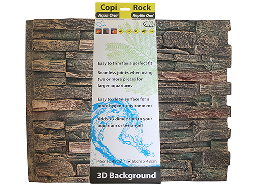 Aqua One CopiRock PU Background Joinable Stack Stone 60x48cm