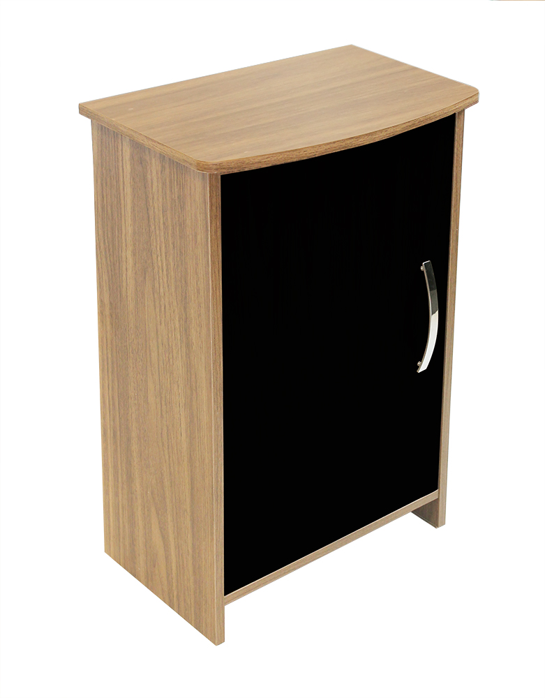 Aqua One AquaVue 480 Cabinet Only - 48x28x74cm Black Gloss Reversible Door (walnut)