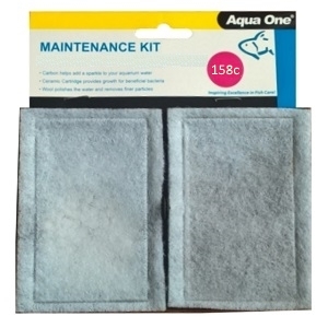 Aqua One Cartridge Pack - Carbon & Ceramic 158c Aqua OneVue 580