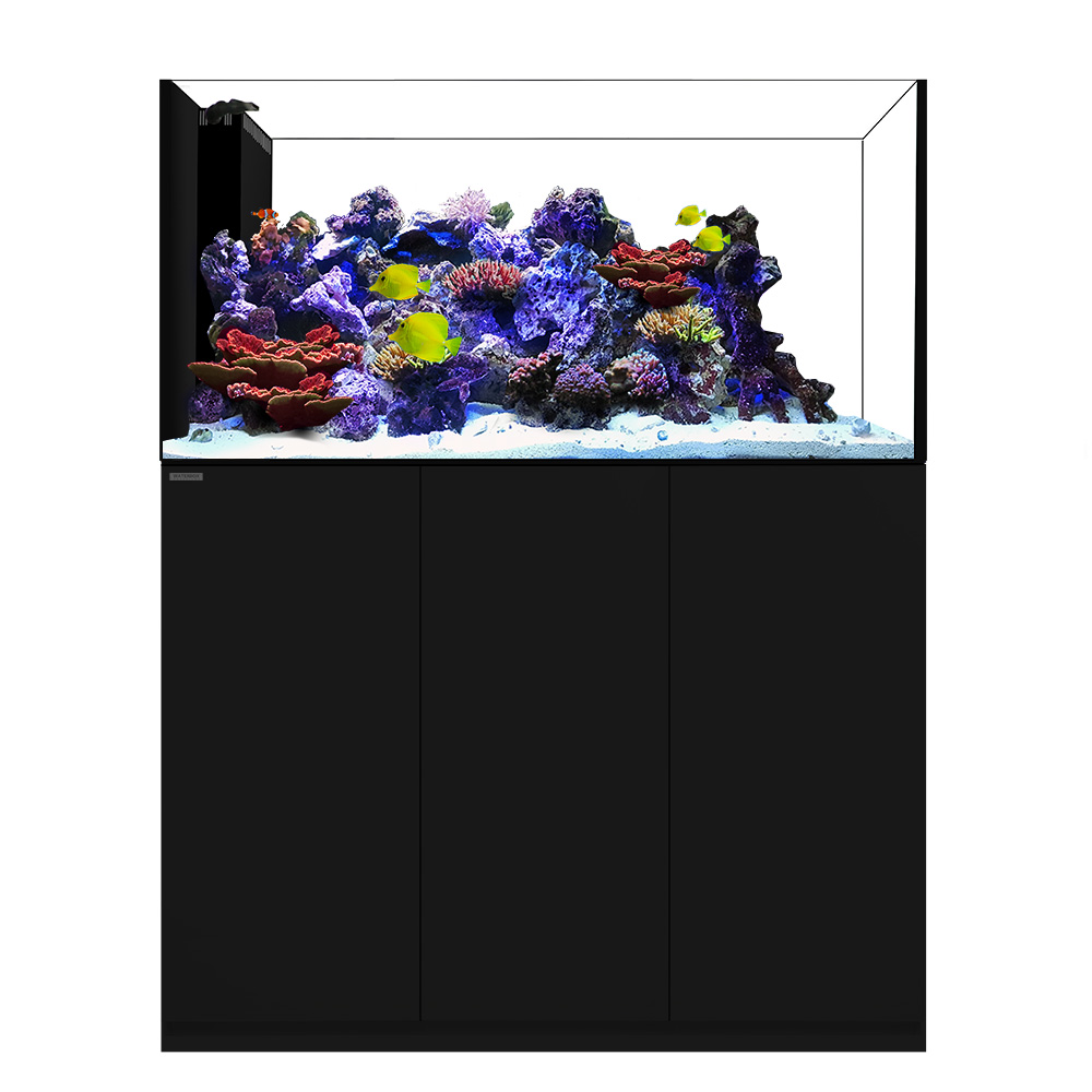 Waterbox Crystal PENINSULA 6026/6025+ Cabinet- L 150CM X W 65CM X W 60CM-BLACK (NO WARRANTY)