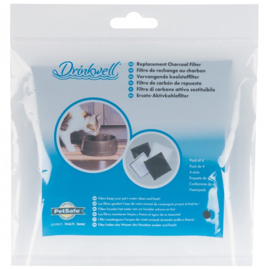 Drinkwell® Current Replacement Charcoal Filter (4-Pack)