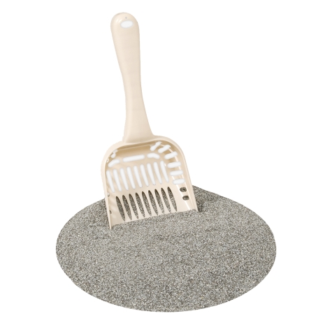 Petmate Litter Scoop W/Microban Large ~ Bleached Linen