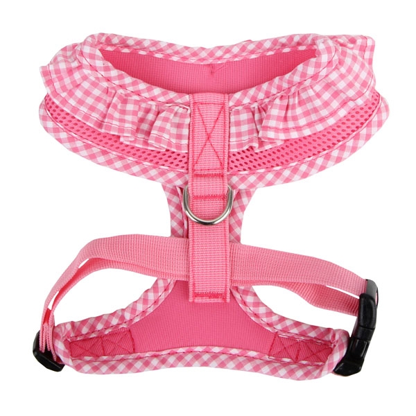 PUPPIA VIVIEN HARNESS A PINK S Neck 9.5" Chest 12-17.5"