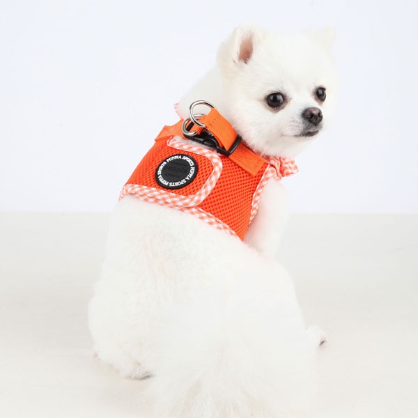 PUPPIA VIVIEN HARNESS B PINK S Neck 8.26" Chest 12.20"
