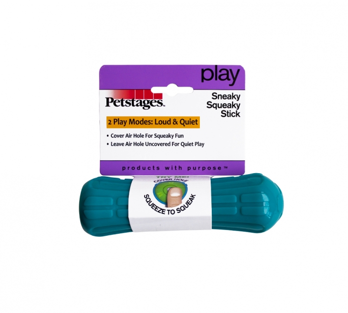 Pet Stages Sneaky Squeaky Stick Blu SM