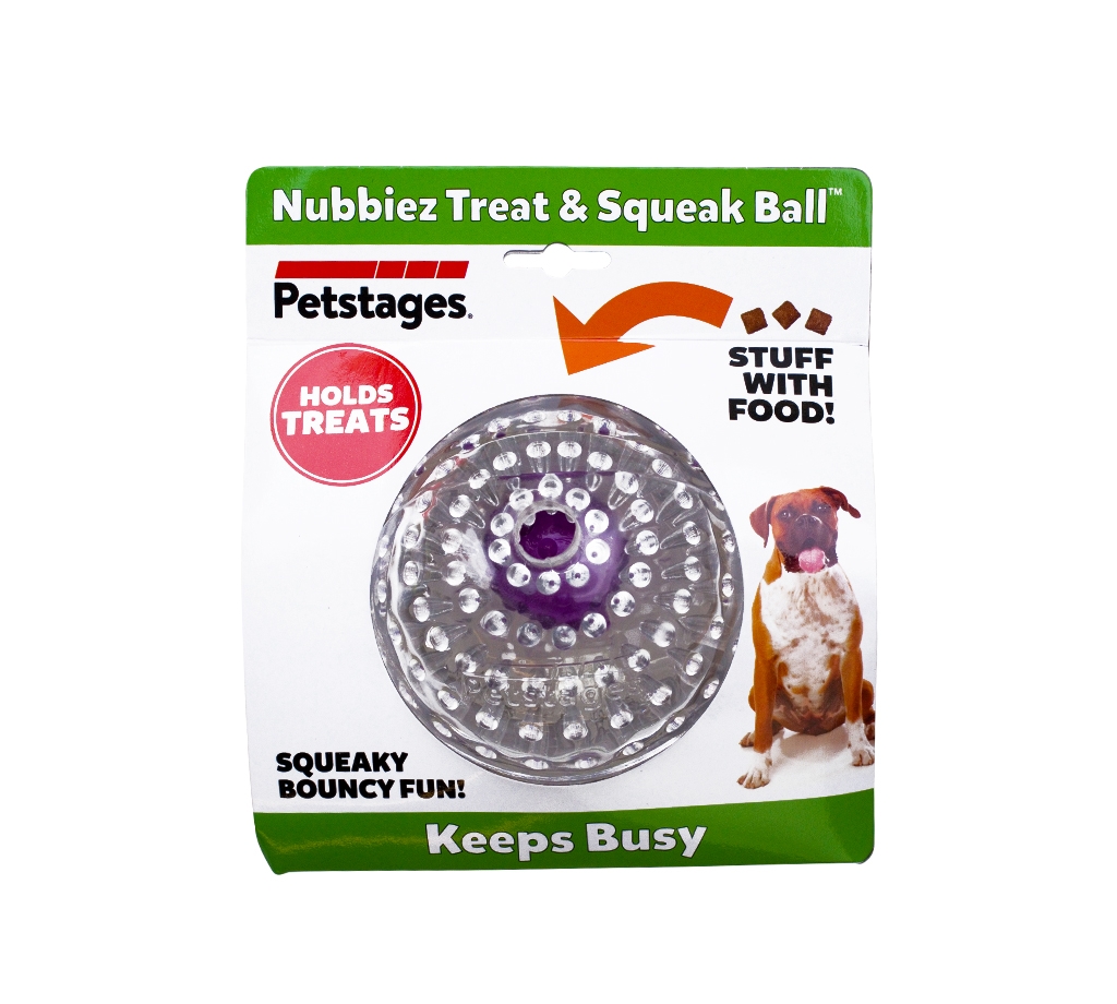Pet Stages Nubbiez Trt & Sqk Ball Prp LG