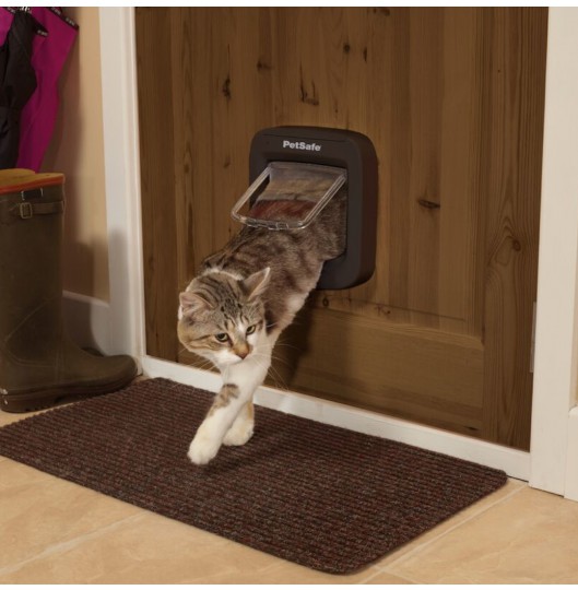 Pet Safe Microchip Cat Flap - Brown Microchip/Electronic Pet Doors