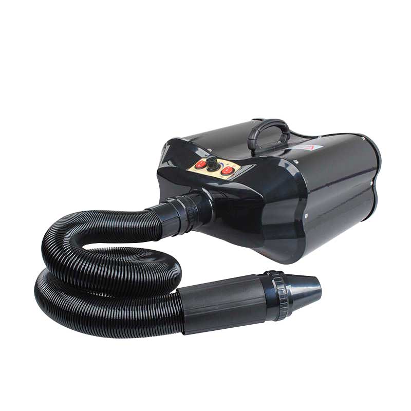 NutraPet C6 blower 2800 W DUAL MOTOR with 3-M flexible tube and several nozzles-BLACK