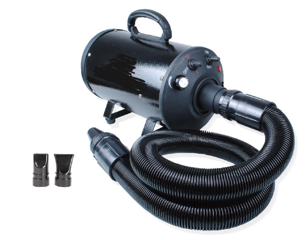 NutraPet C5 blower 2200 W with 1-M flexible tube and several nozzles-BLACK