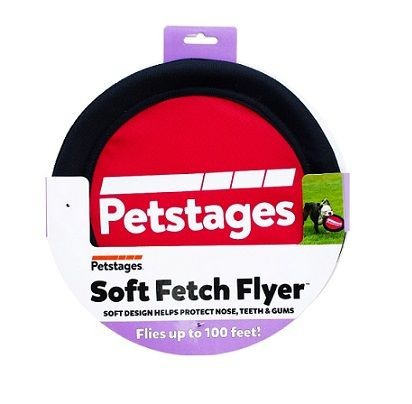 Pet Stages Soft Fetch Flyer Red LG