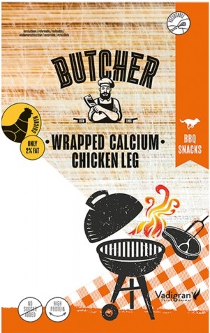 Vadigran Butcher Chicken Wrapped Calcium Chicken Leg 70g