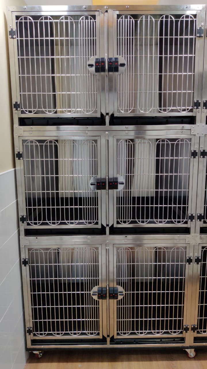 NutraPet Veterinary Hospitalization ICU Stainless Steel Cages