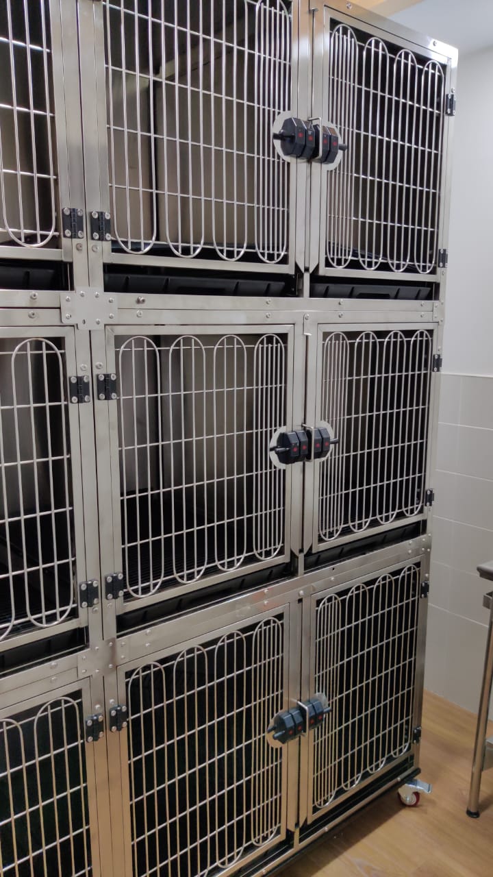 NutraPet Veterinary Hospitalization ICU Stainless Steel Cages