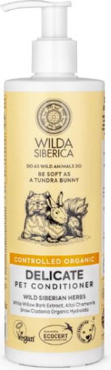 Wilda Siberica. Controlled Organic, Natural & Vegan Delicate pet conditioner, 400 ml