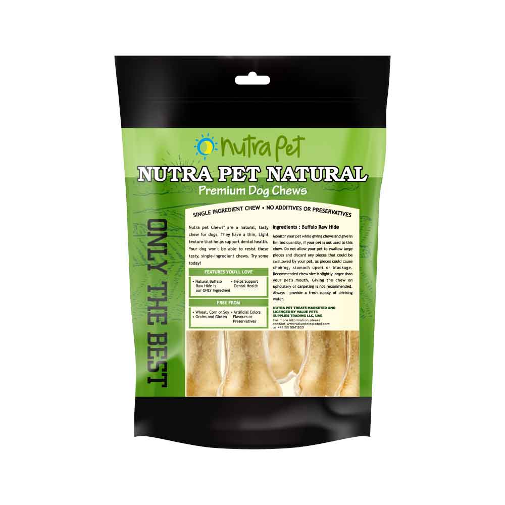 NutraPet Rawhide Bone 4 INCH