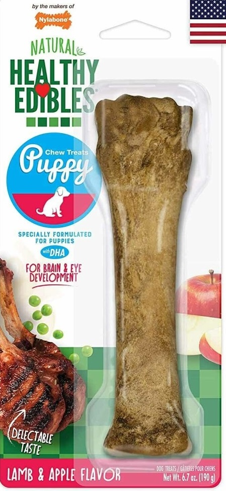 Nylabone Healthy Edibles Puppy Lamb & Apple 1Ct Souper