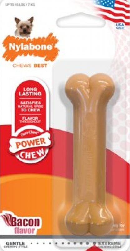 Nylabone Power Chew Bacon Blister Card Regular