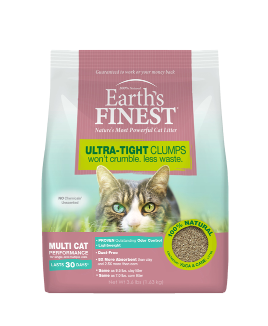 EARTH FINEST CAT LITTER 3.6LB BAG