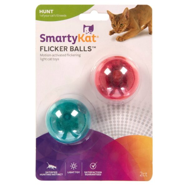 SmartyKat® Flicker Balls S/2