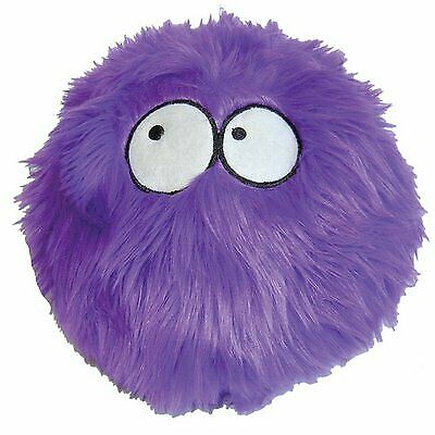 goDog® Furballz™ with Chew Guard Technology™ Durable Plush Squeaker Dog Toy, Purple, Small