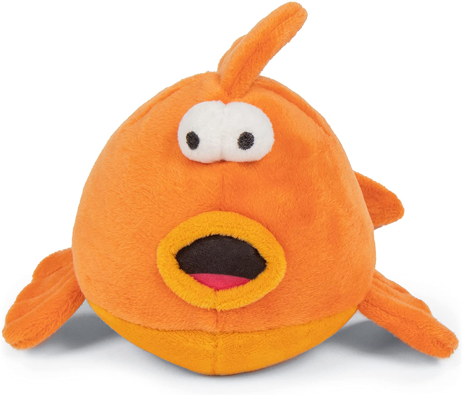 goDog® Action Plush™ Gold Fish with Chew Guard Technology™ Animated Squeaker Dog Toy