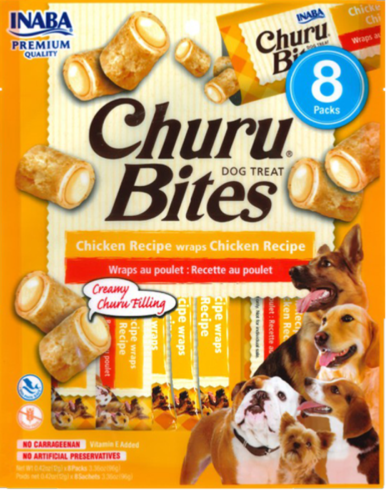 Inaba Churu Chicken Recipe Wraps Chicken Recipe 96g 8 Packs Per Pack
