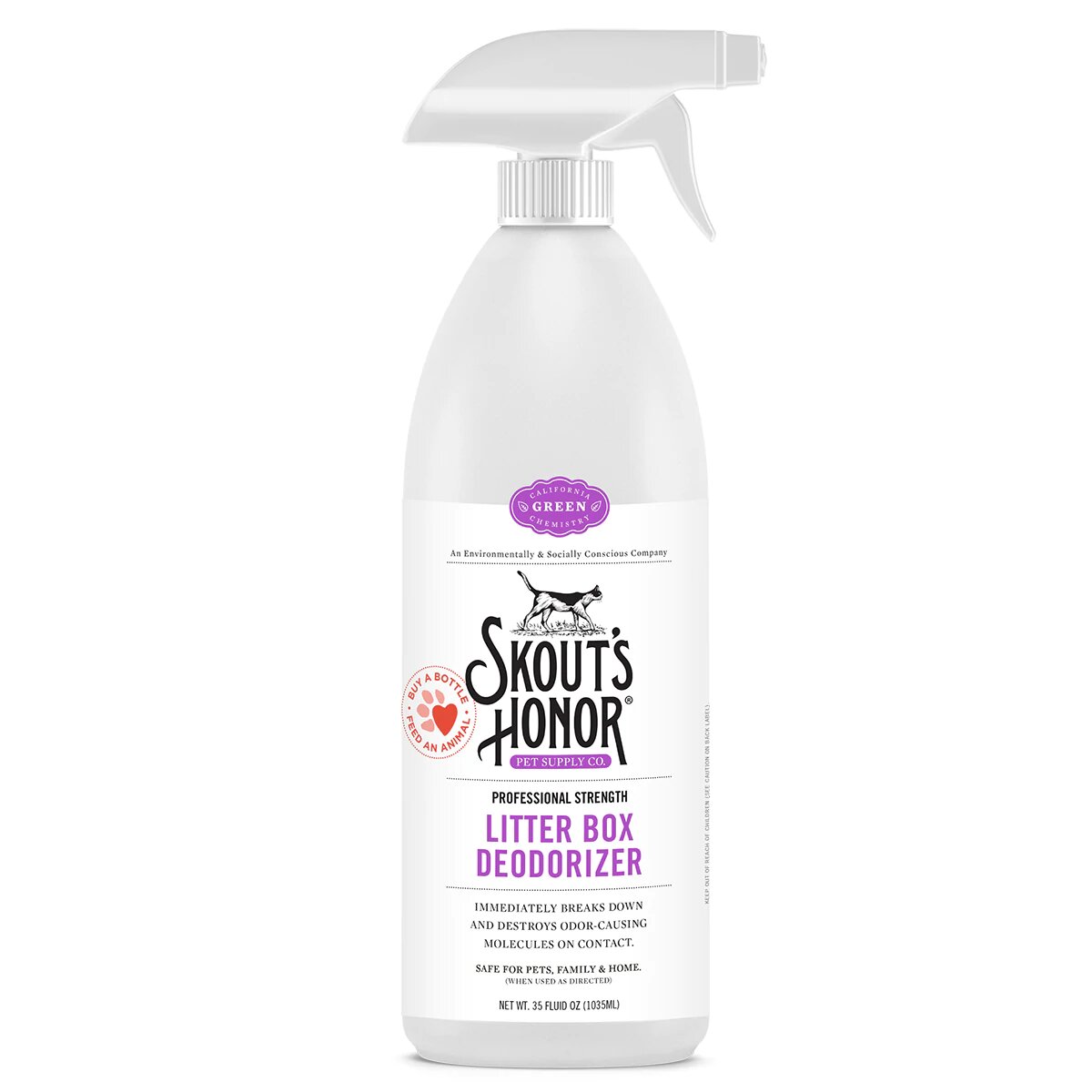 Skouts Honor Litter Box Deodorizer Cleaning 1035ML