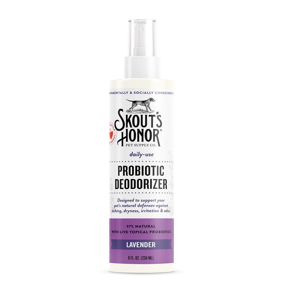 Skouts Honor Probiotic Daily Use Deodorizer Lavender Grooming 30ML