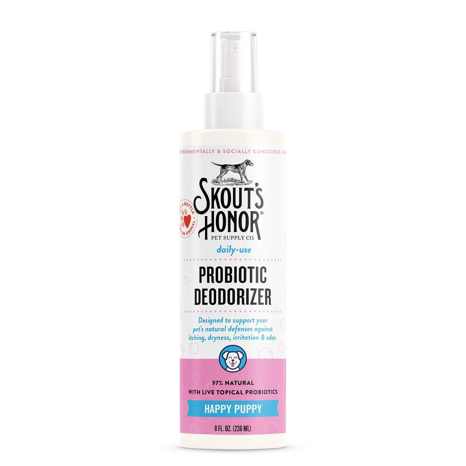Skouts Honor Probiotic Daily Use Deodorizer Happy Puppy Grooming 30ML