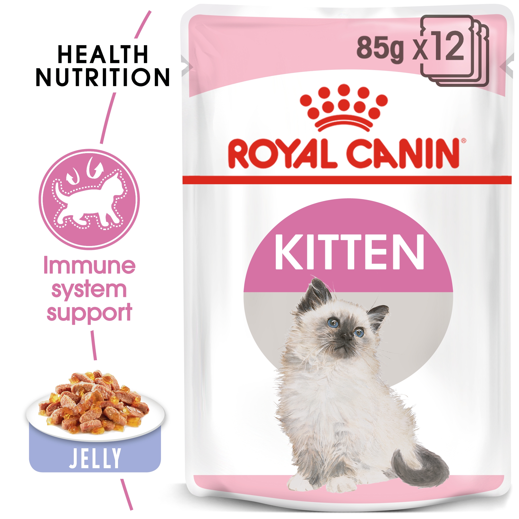 Royal Canin Feline Health Nutrition Kitten Jelly (Wet Food )
