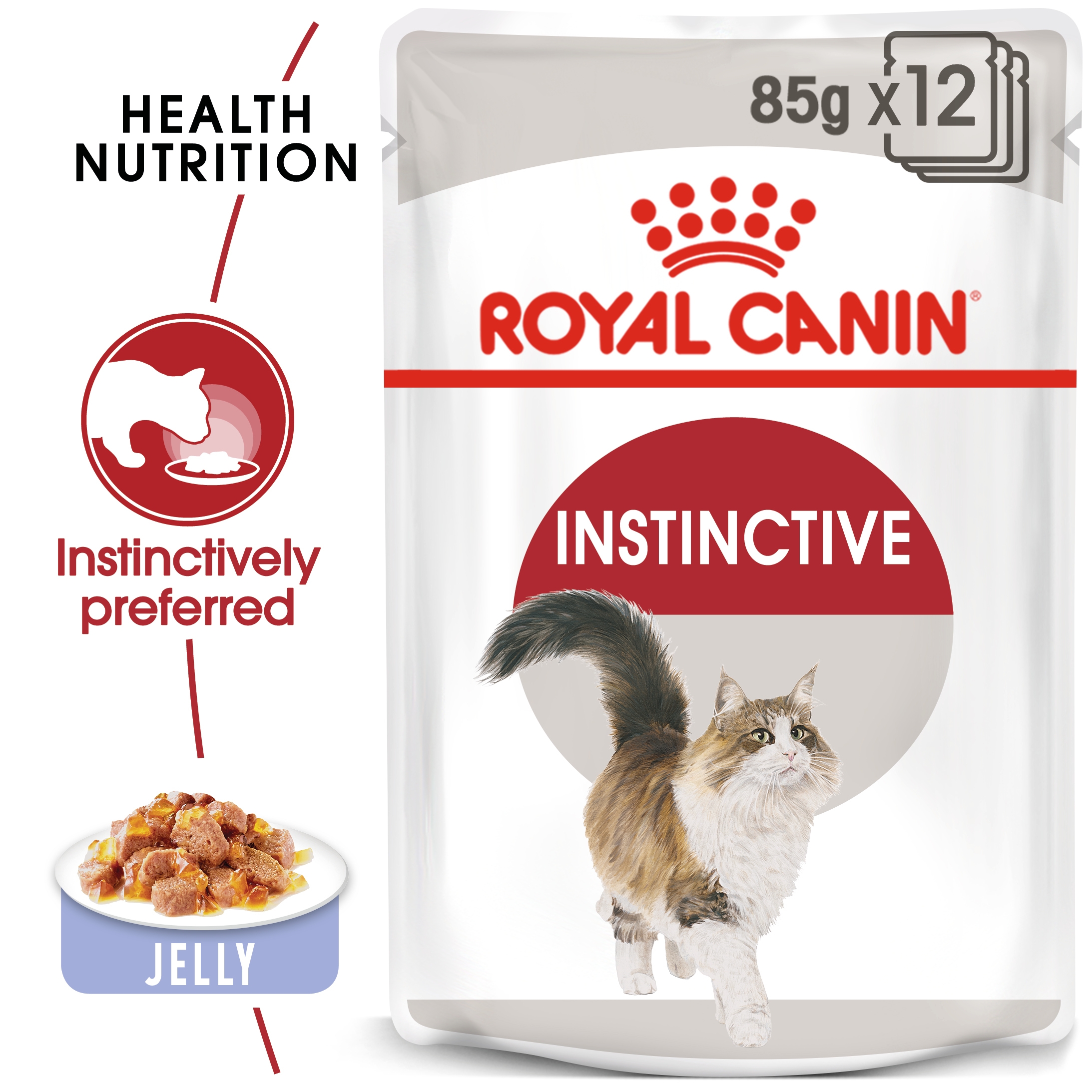 Royal Canin Feline Health Nutrition Instinctive Adult Cats Jelly (Wet Food )