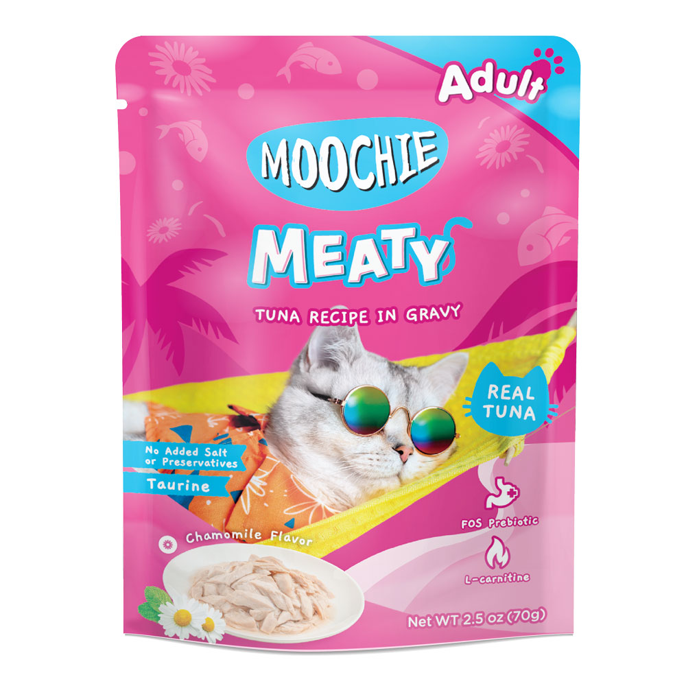 Moochie Cat Food Tuna Recipe In Gravy Pouch 70g