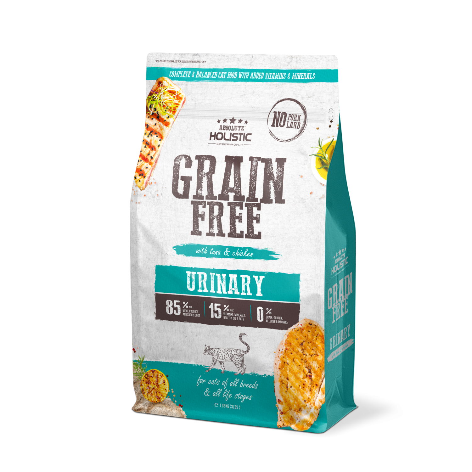 Absolute Holistic Grain Free Cat Food Urinary 1.36kg
