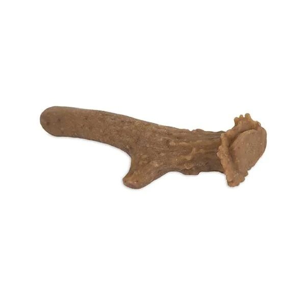 Pet Qwerks Smoked Cheese Wood Antler Nylon