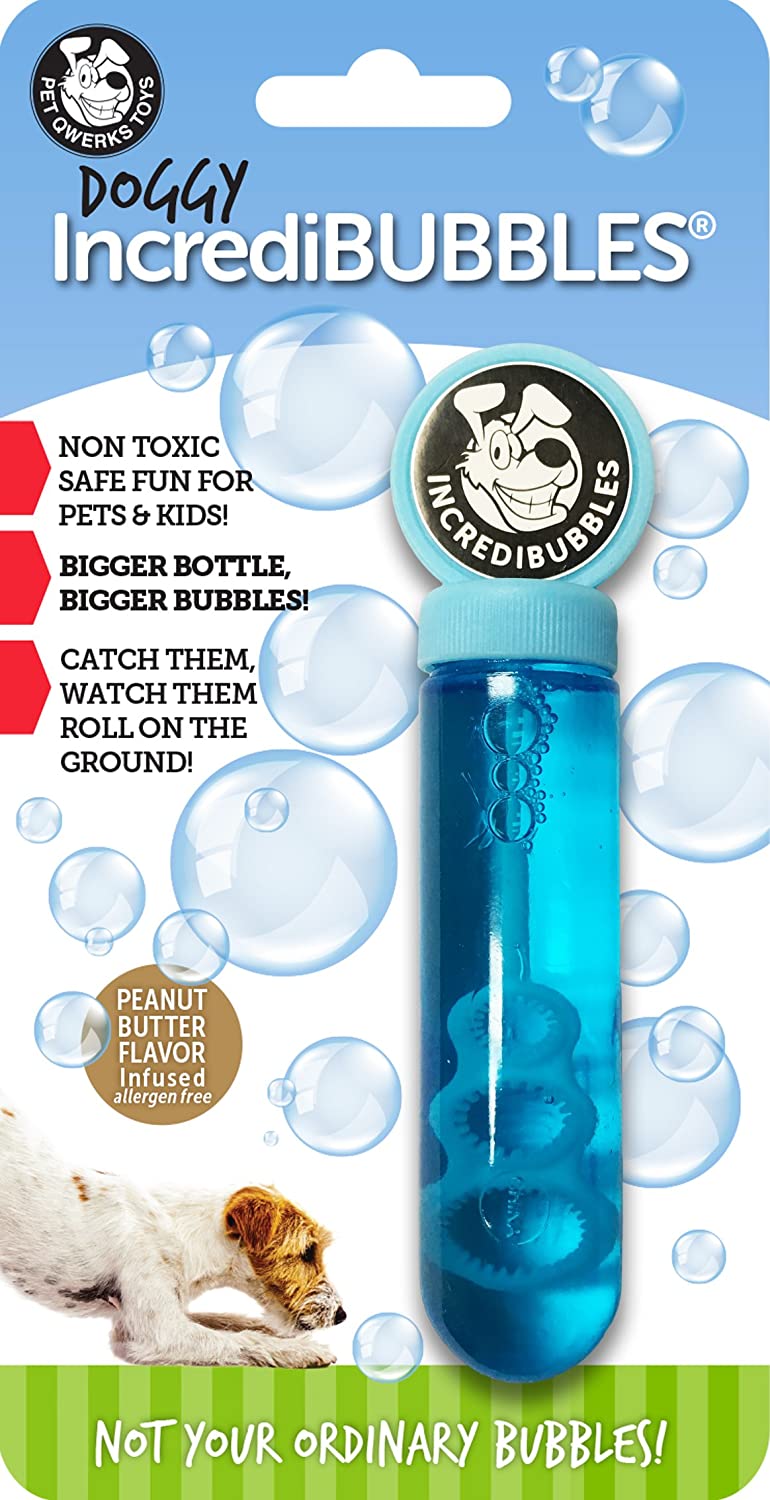 Pet Qwerks Doggy Incredibubbles with Peanut Butter Flavor