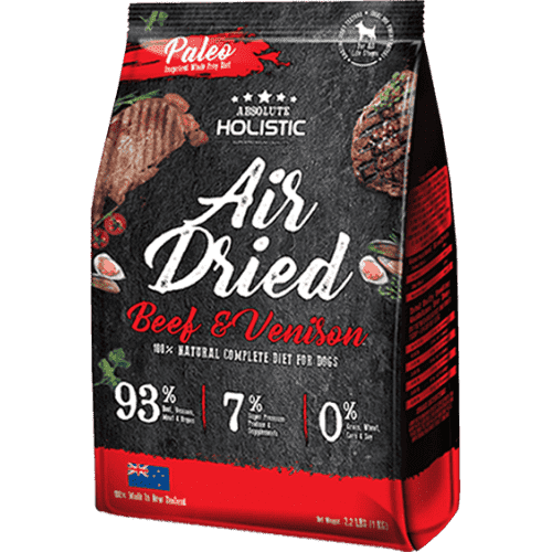Absolute Holistic Air Dried Dog Diet - Beef & Venison 1KG