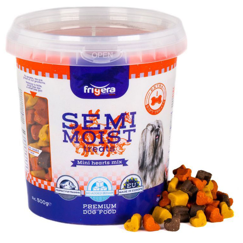 friGERA Semi-Moist Soft Treats Mini Hearts Mix 500 g