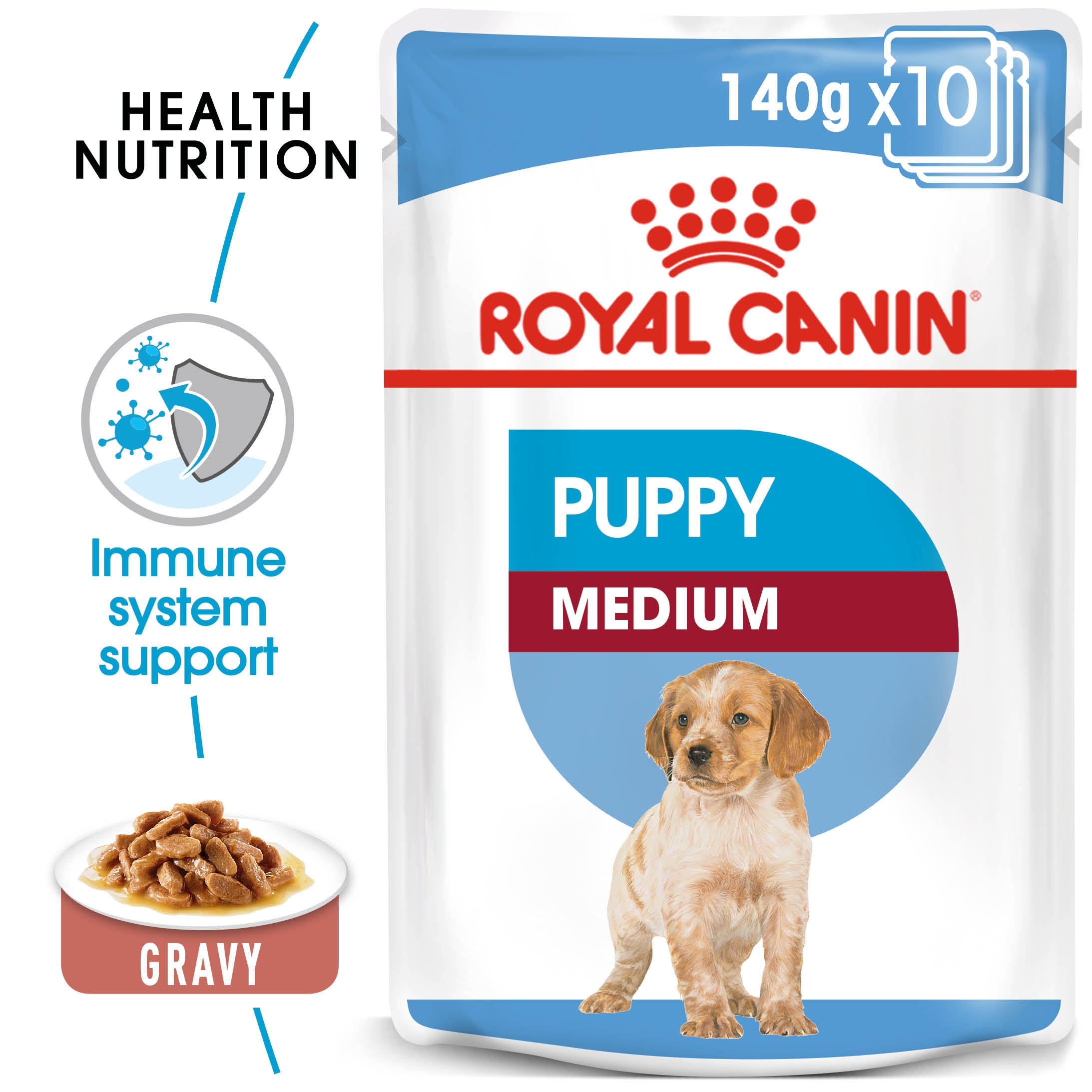Royal Canin Size Health Nutrition Medium Puppy 140G (Wet Food )