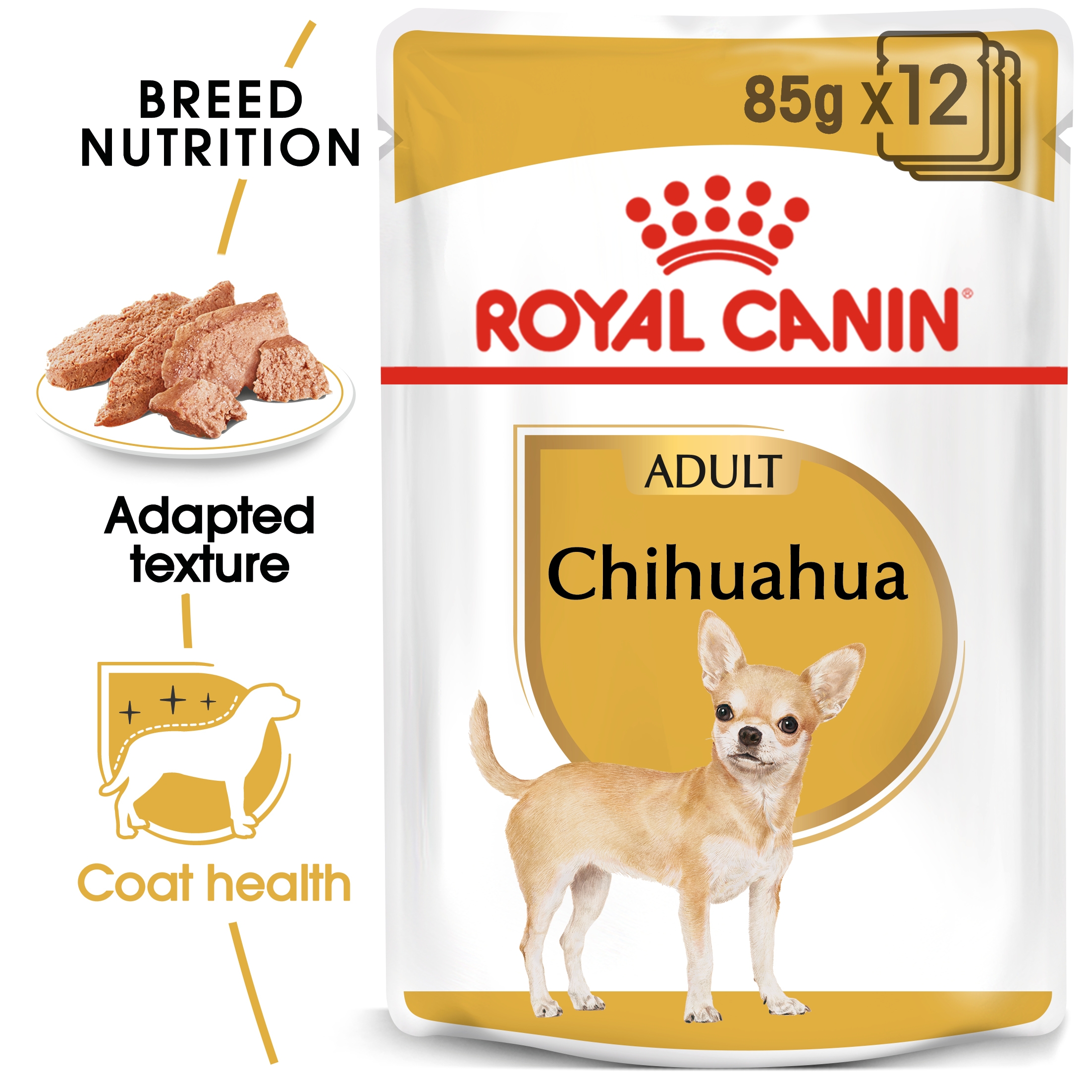 Royal Canin Breed Health Nutrition Chihuahua Adult - 85G (Wet Food )