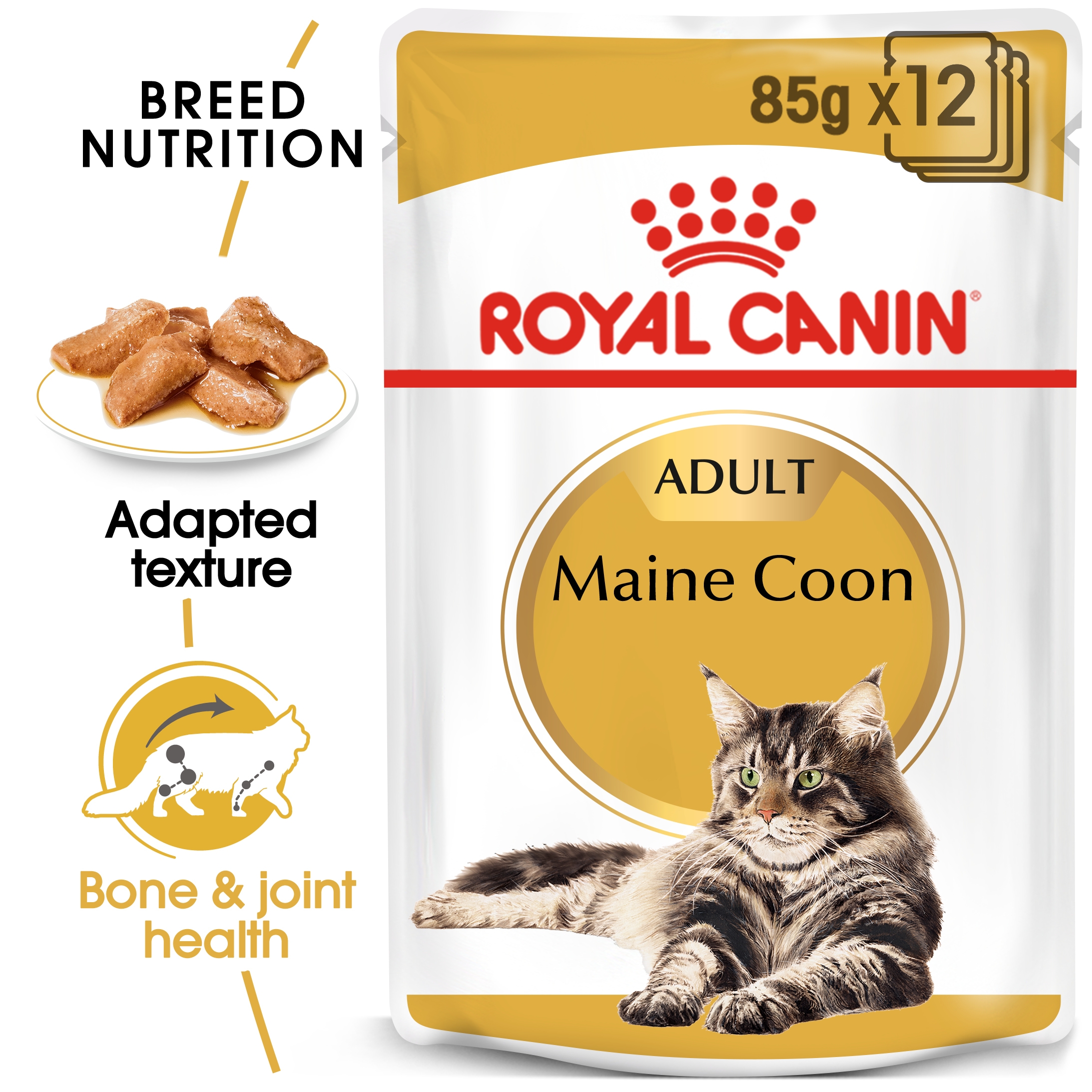 Royal Canin Feline Breed Nutrition Maine Coon 85G (Wet Food )