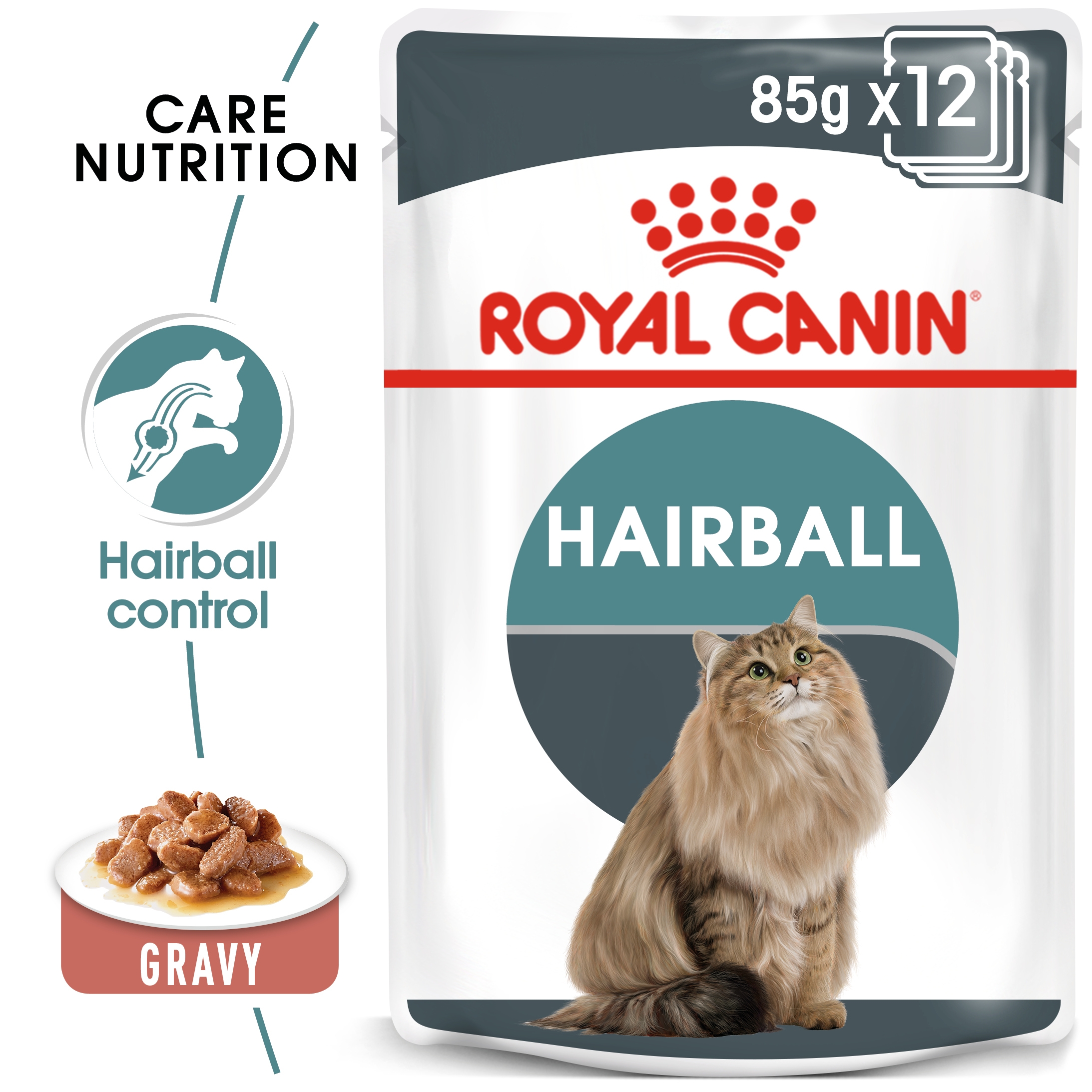 Royal Canin Feline Care Nutrition Hairball Gravy 85G (Wet Food )