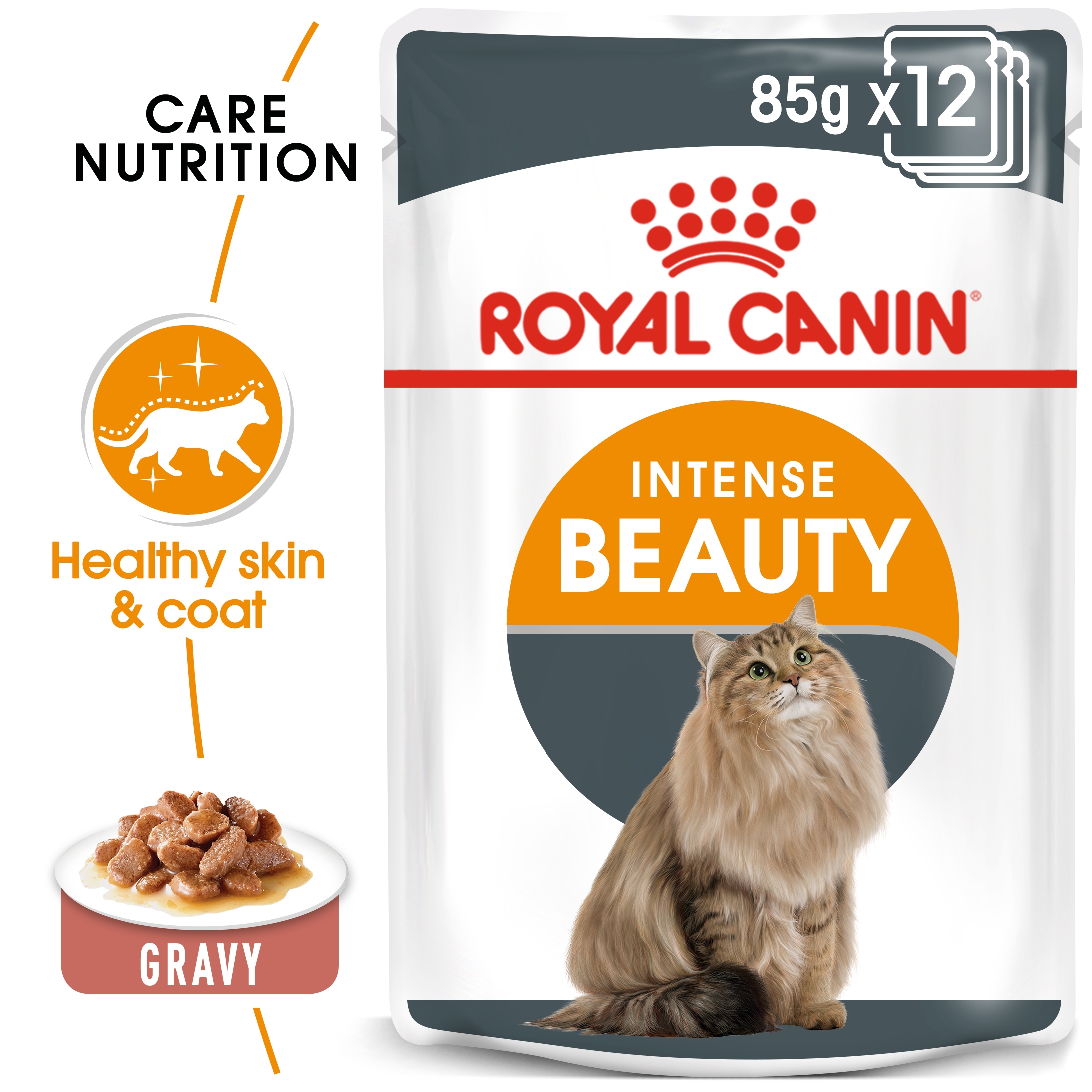 Royal Canin Feline Care Nutrition Intense Beauty Gravy 85G (Wet Food )