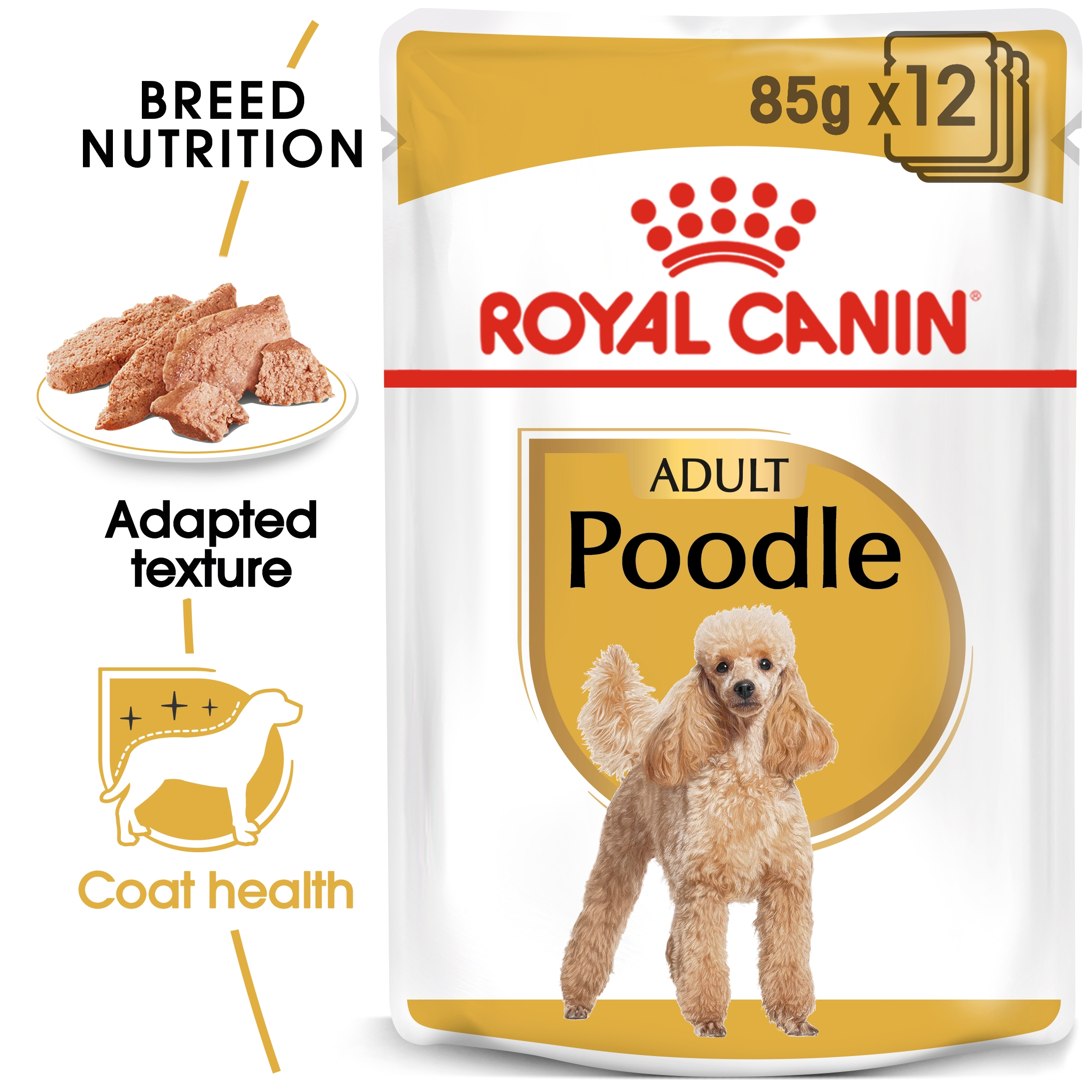 Royal Canin Breed Health Nutrition Poodle Adult 85G (Wet Food )