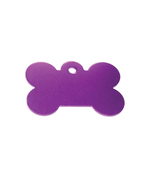 Imarc Pet Tag Bone Small Purple