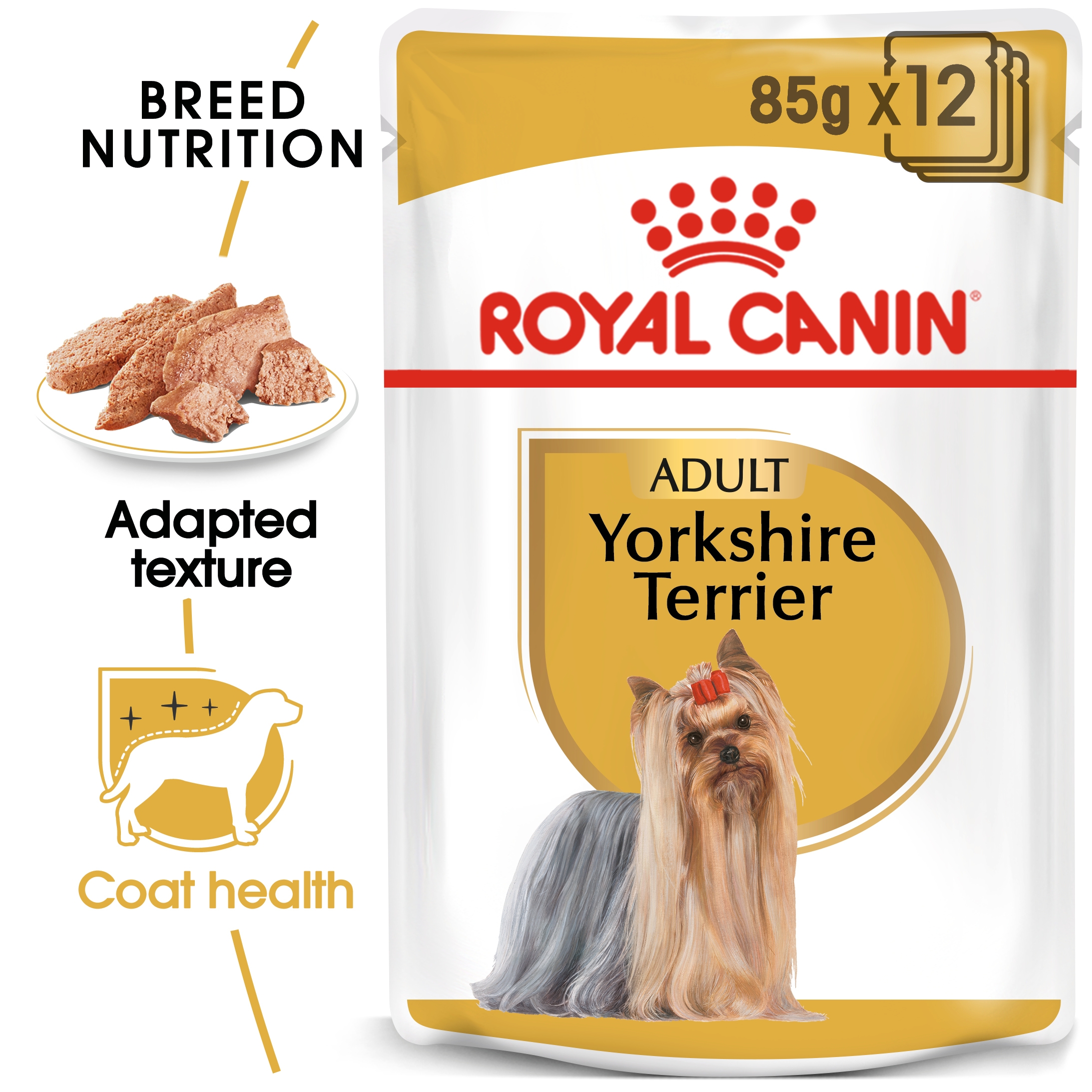 Royal Canin Breed Health Nutrition Yorkshire Adult 85G (Wet Food )